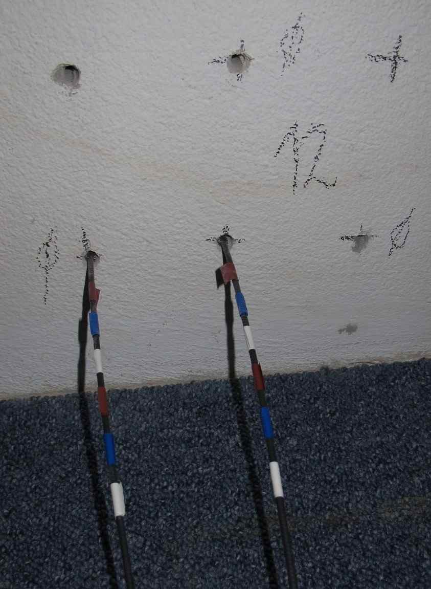 Feuchtemessung nasse Wand