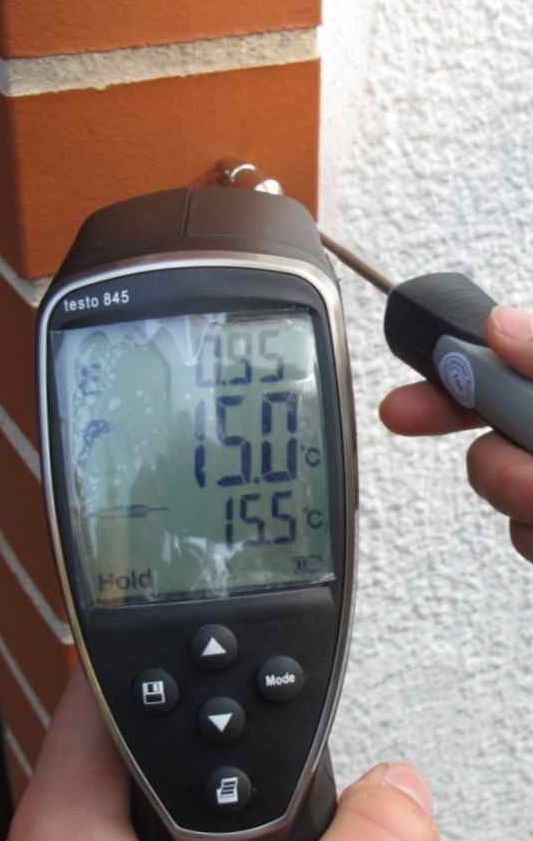 Temperaturmessungen im Bauwesen