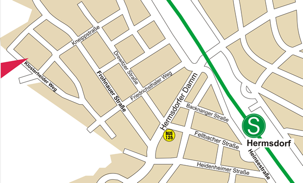 Lageplan Sachverständigenbüro Ingburg Berlin Reinickendorf